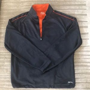 Men’s athletic Slazenger 1/4 zip with pockets